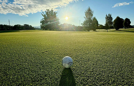 Golfen nahe dem Bergschusterhof
